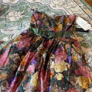 NWT Scott McClintock vintage strapless dress